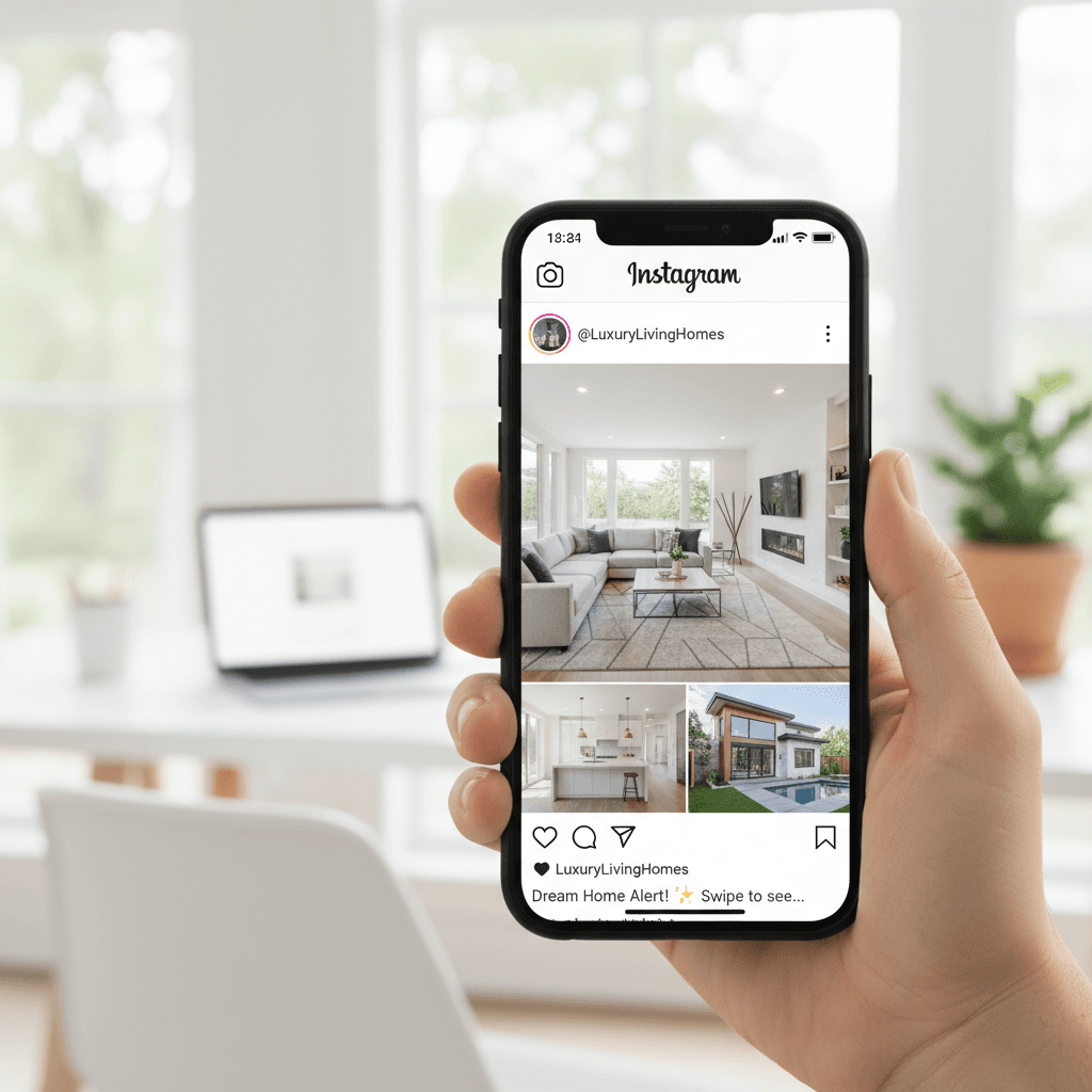 How Can Real Estate Agents Effectively Use Listing Photos on Social Media?