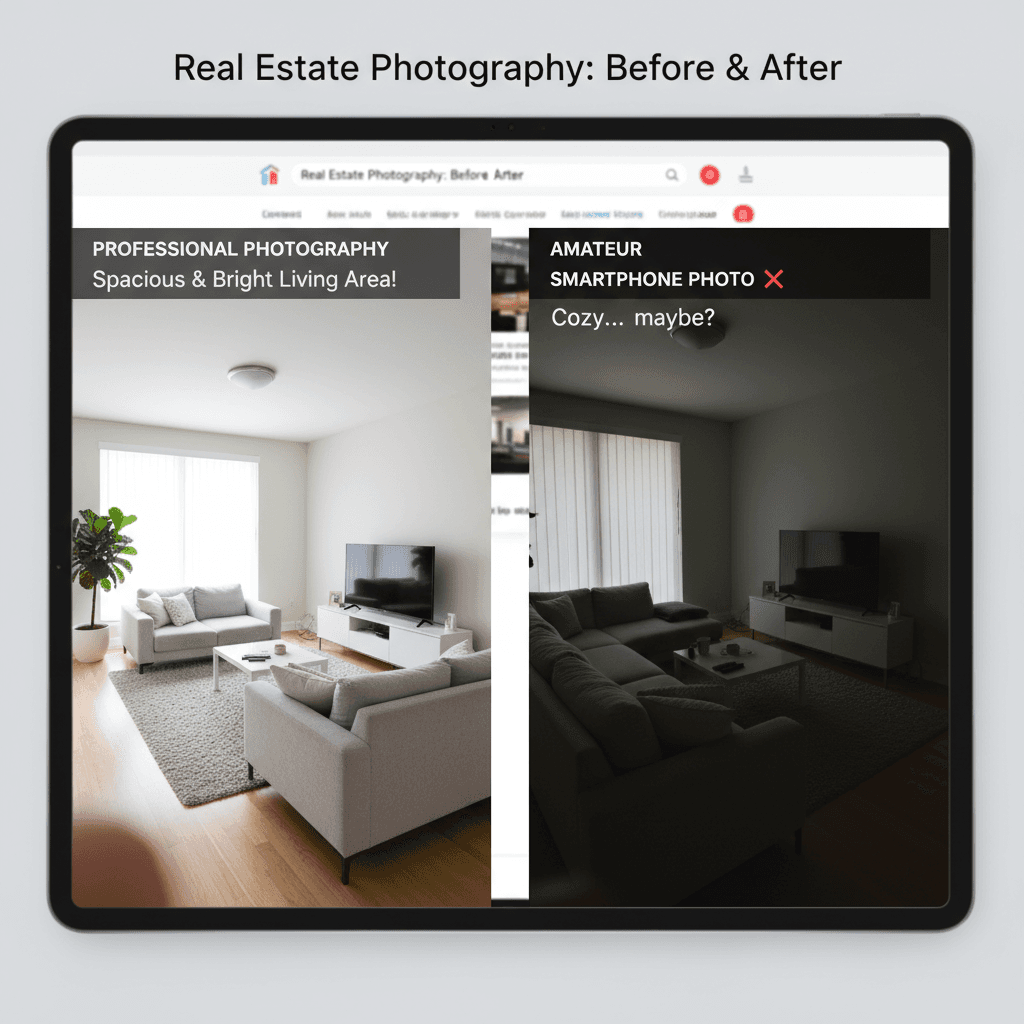 How Do Professional Real Estate Photos Influence Performance on MLS and Popular Listing Sites?