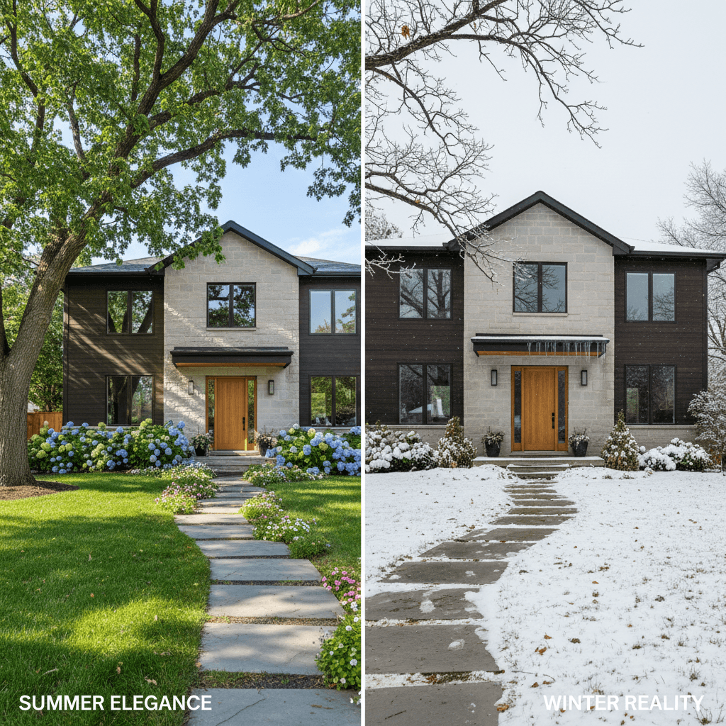 How Do Seasonal Changes Impact Real Estate Listing Photos and Buyer Perception?