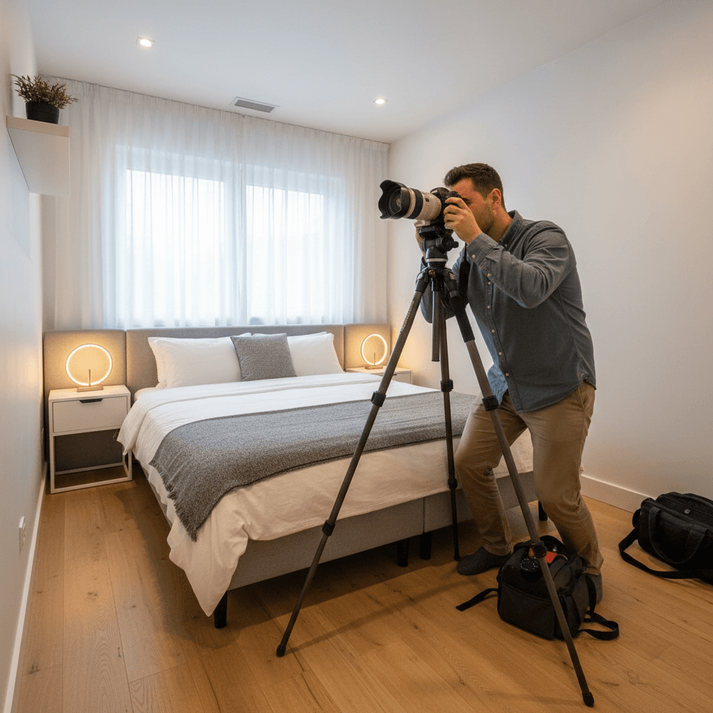 How Do You Effectively Photograph Small Rooms in Real Estate Listings?