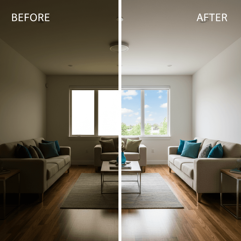 How Does Professional Photo Editing Enhance Real Estate Listing Photos?
