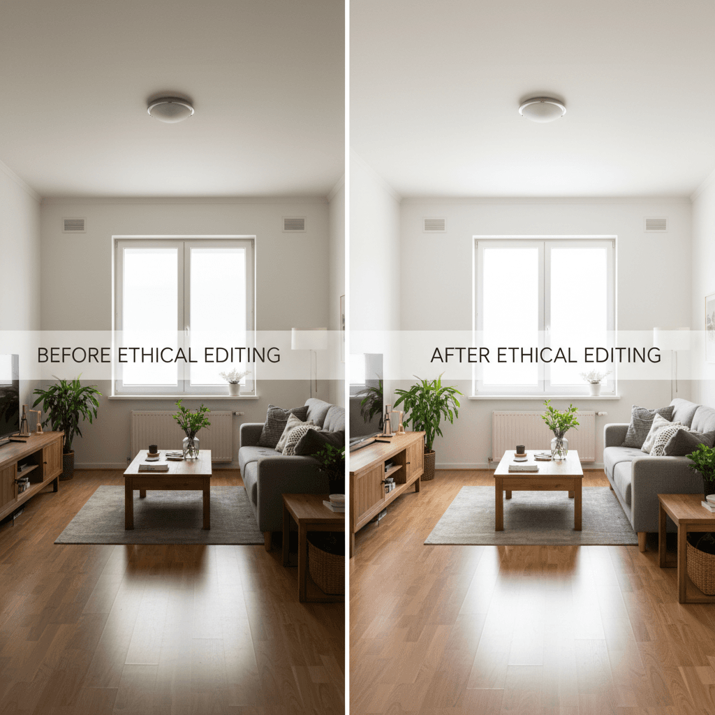 How Much Photo Editing is Too Much for Real Estate Listings?
