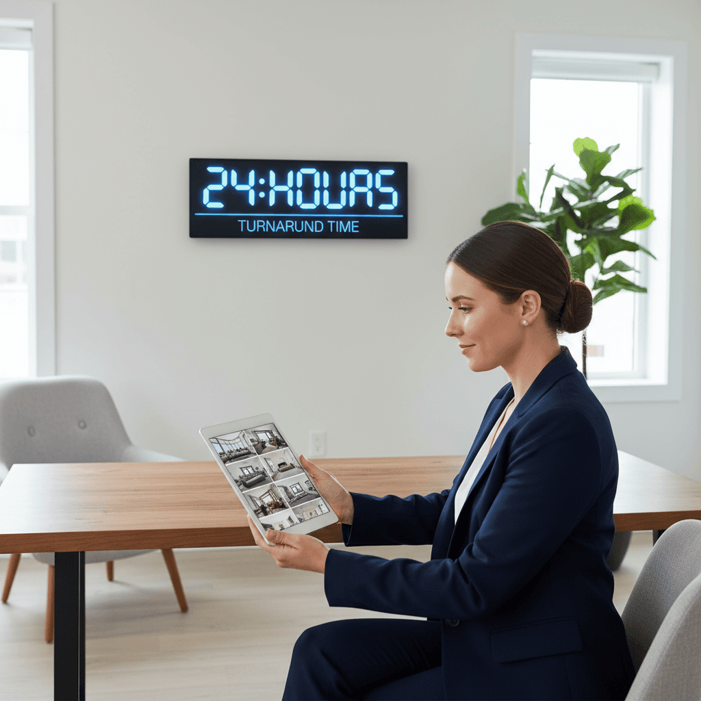 How Quickly Can Real Estate Agents Expect Professional Listing Photos?